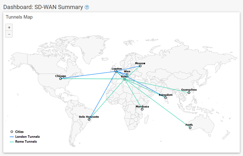 Monitor your global network from a single dashboard.